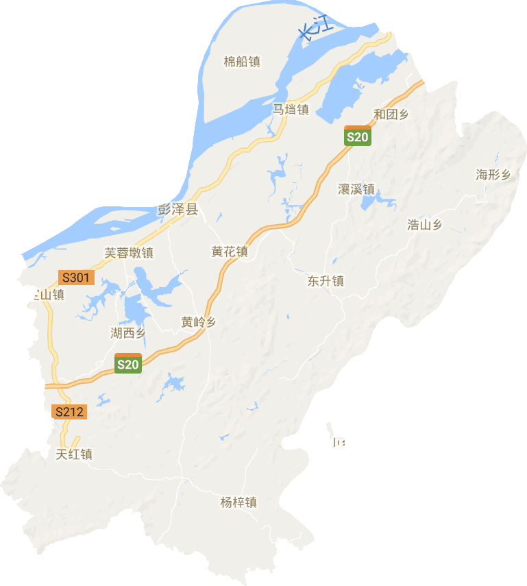 彭泽县电子地图