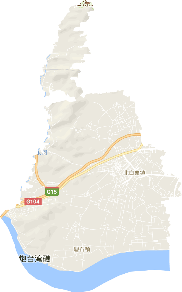 北白象镇电子地图