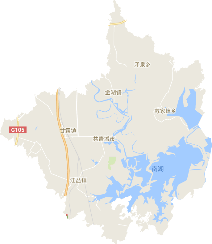 共青城市电子地图
