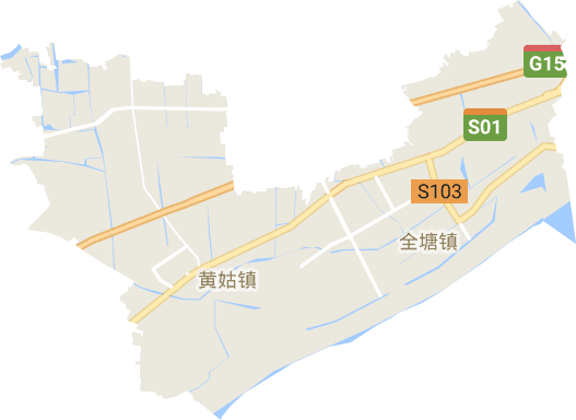 独山港镇电子地图