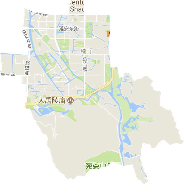 稽山街道电子地图