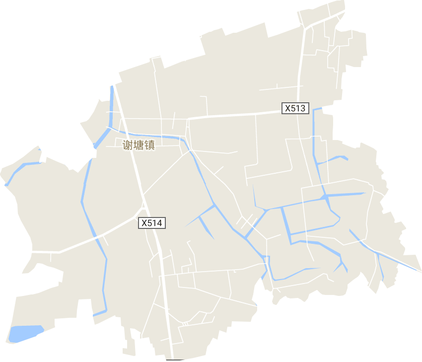 谢塘镇电子地图