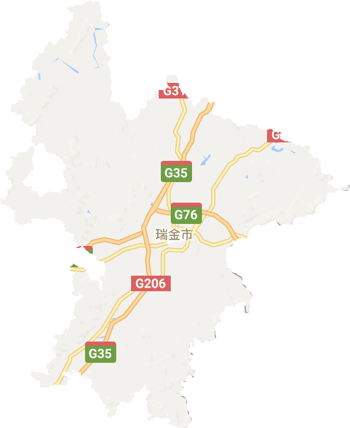 瑞金市电子地图