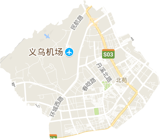 北苑街道电子地图