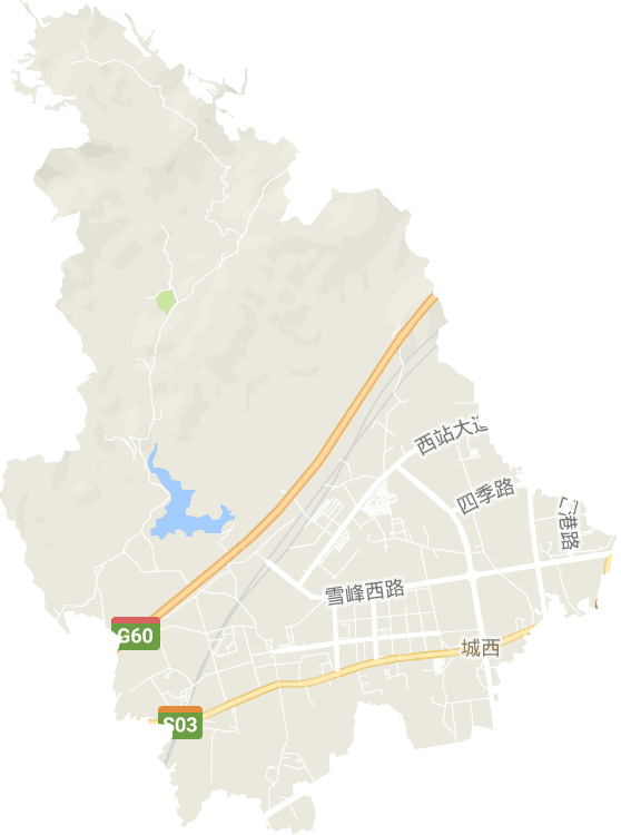 城西街道电子地图