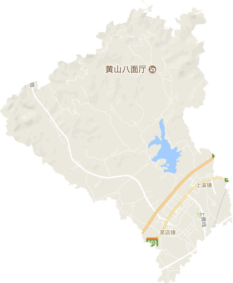 上溪镇电子地图