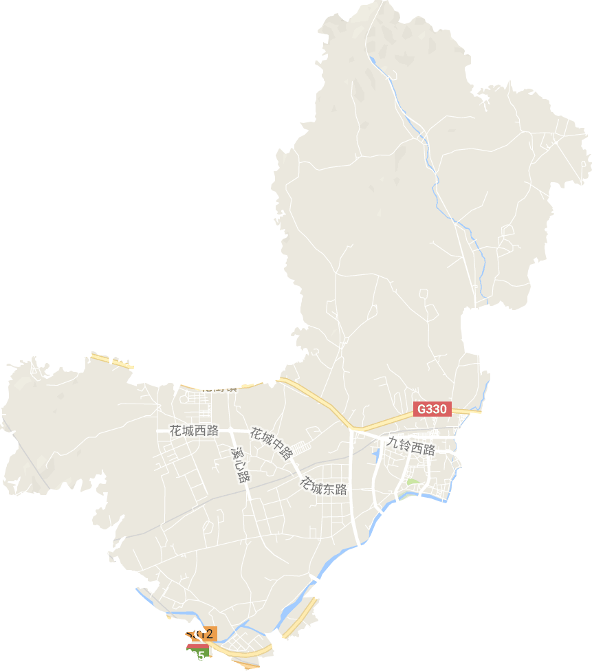 西城街道电子地图