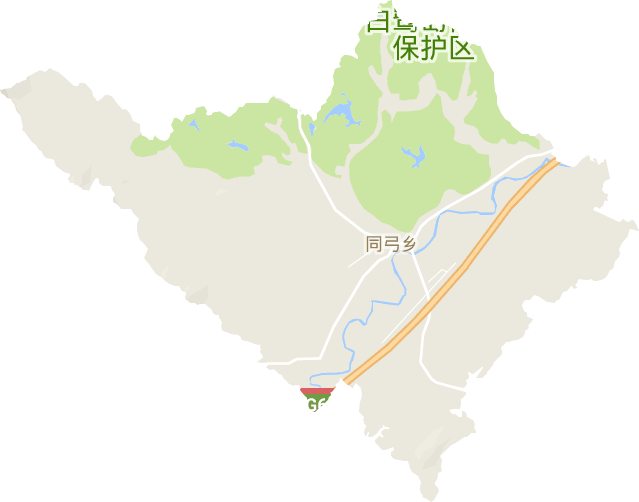 同弓乡电子地图