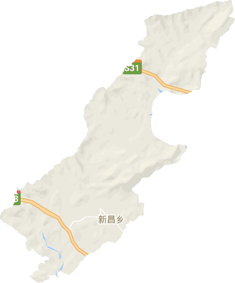 新昌乡电子地图