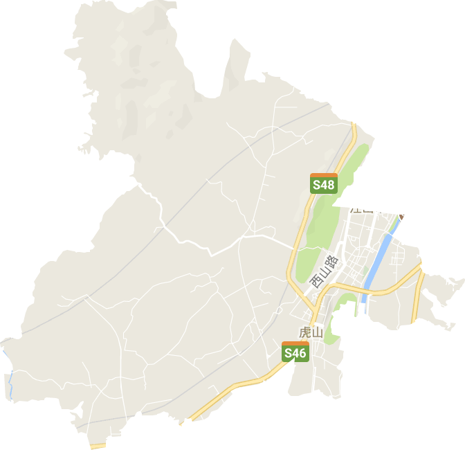 虎山街道电子地图