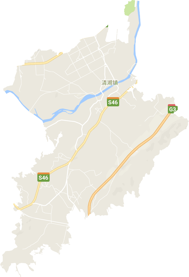 清湖镇电子地图