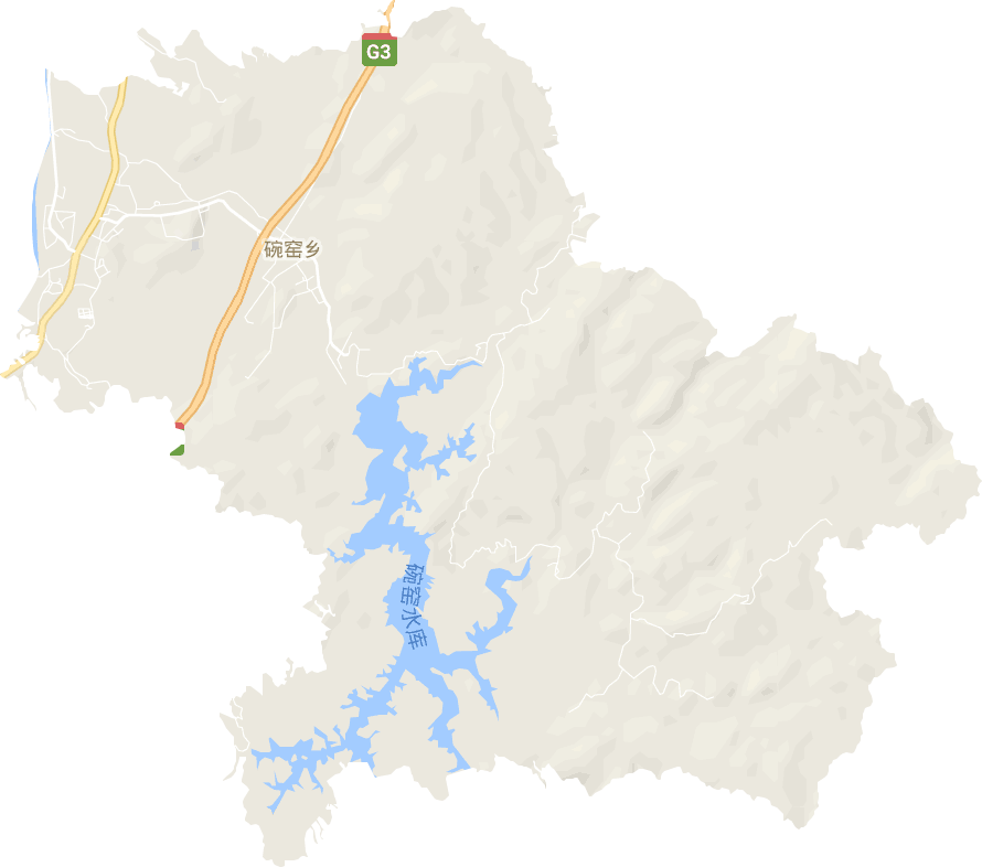 碗窑乡电子地图