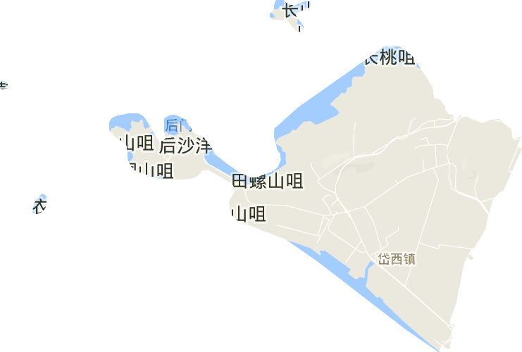 岱西镇电子地图