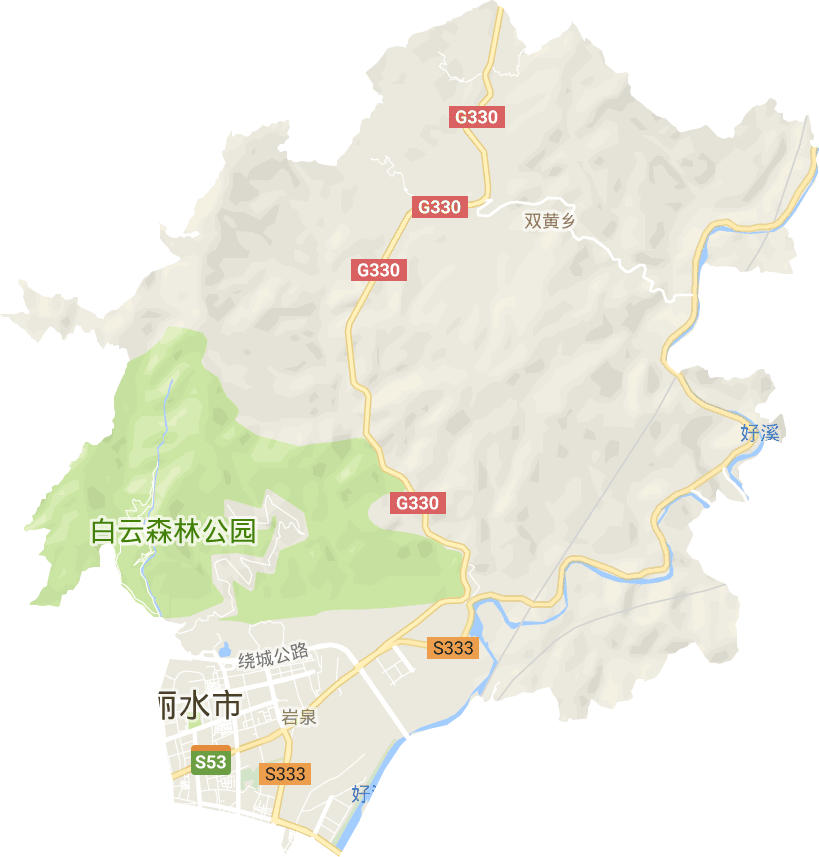 岩泉街道电子地图