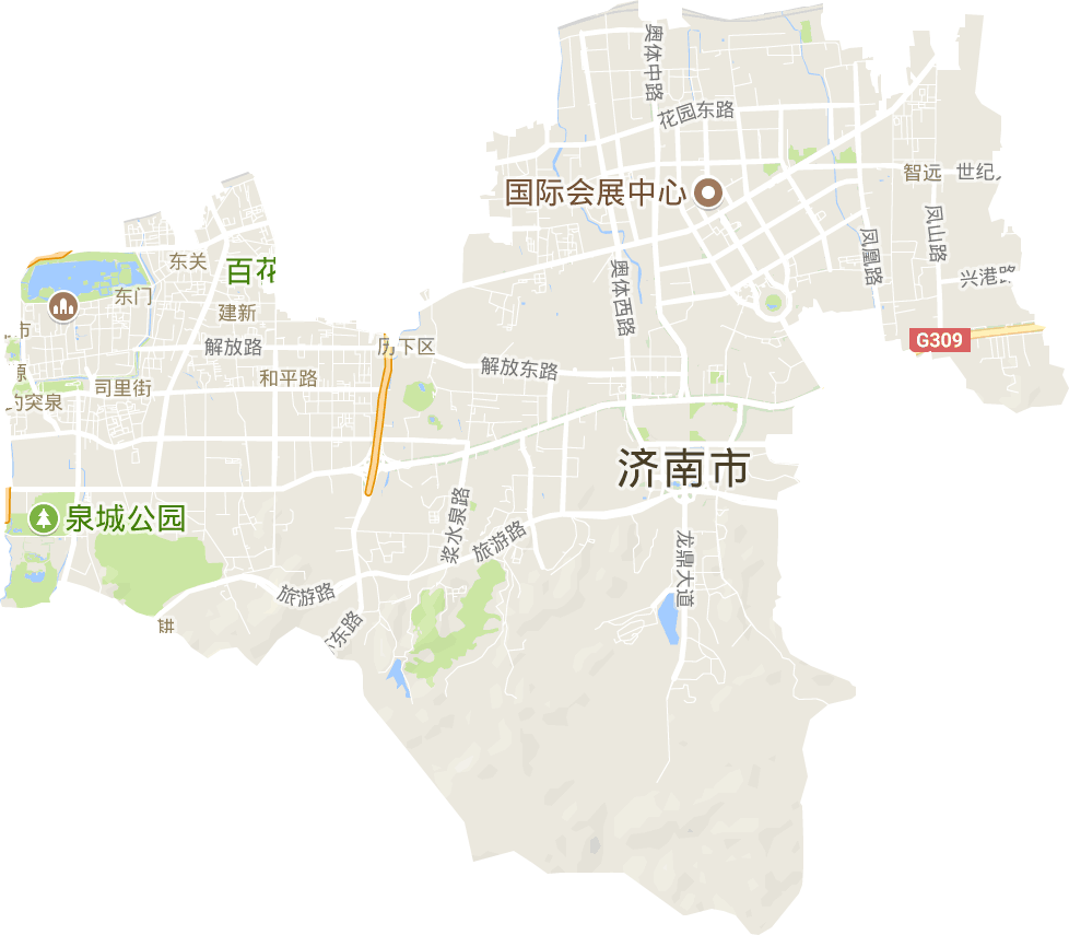 历下区电子地图
