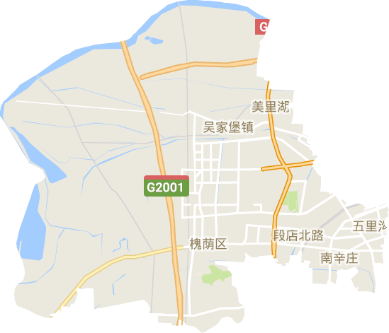 槐荫区电子地图