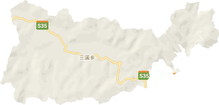 三溪乡电子地图