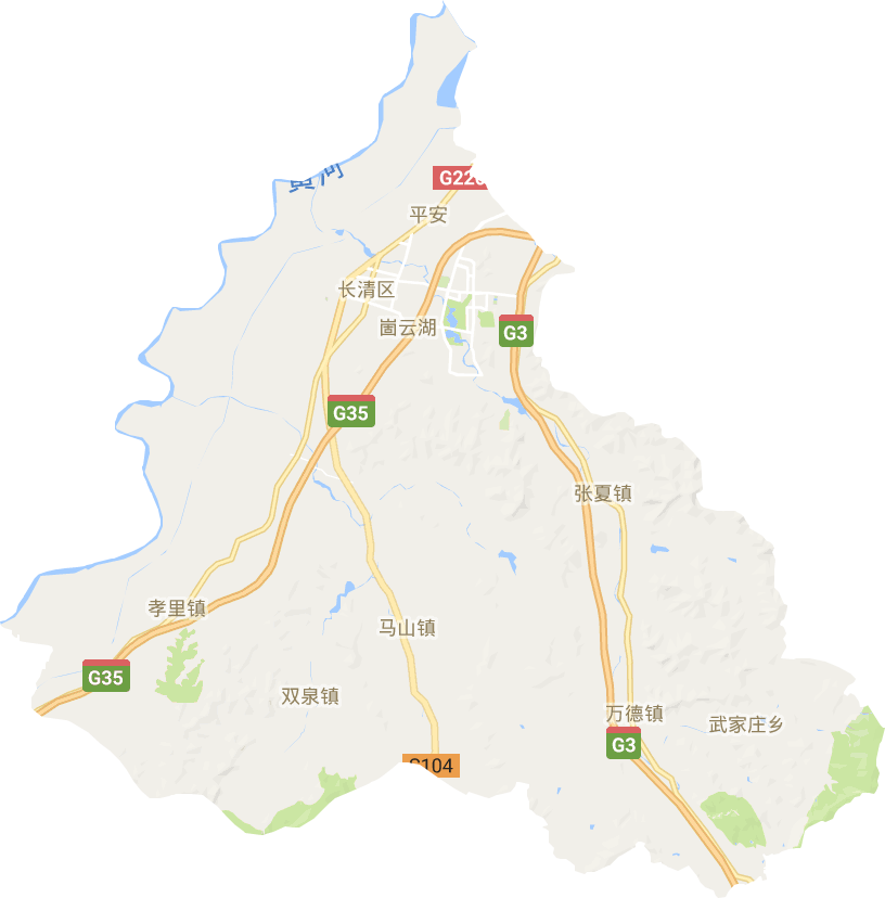 长清区电子地图