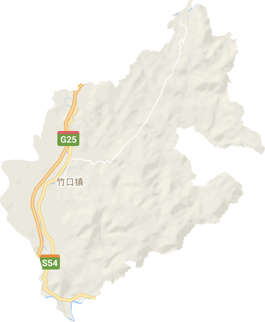 竹口镇电子地图