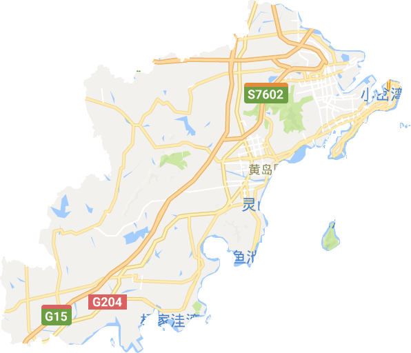 黄岛区电子地图