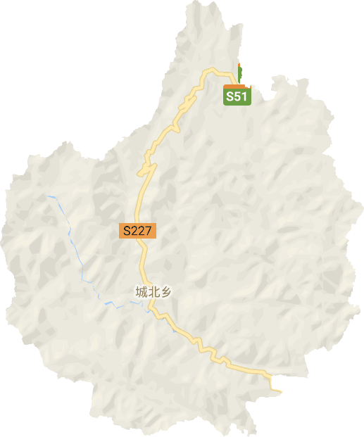 城北乡电子地图