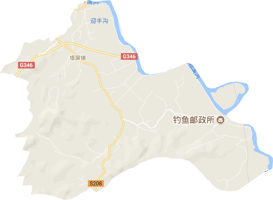 银屏镇电子地图