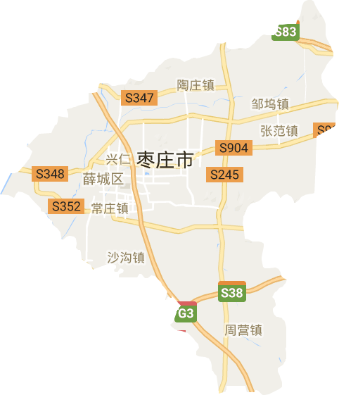 薛城区电子地图