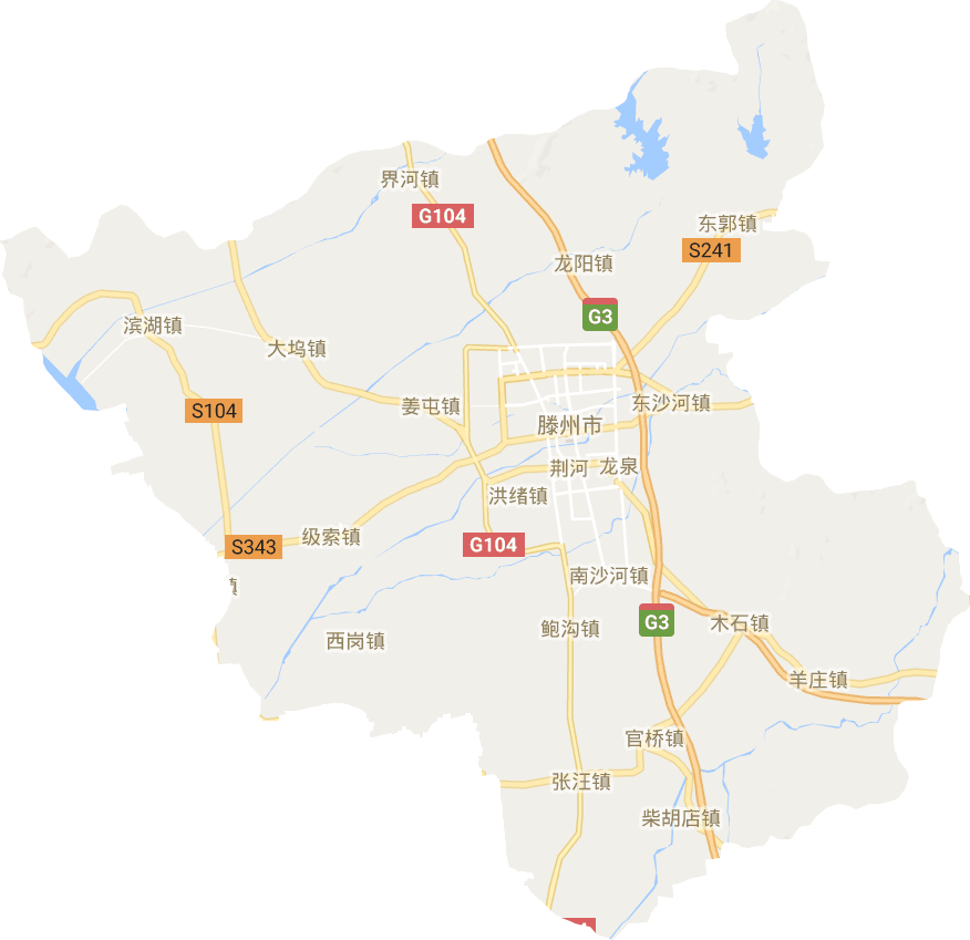 滕州市电子地图