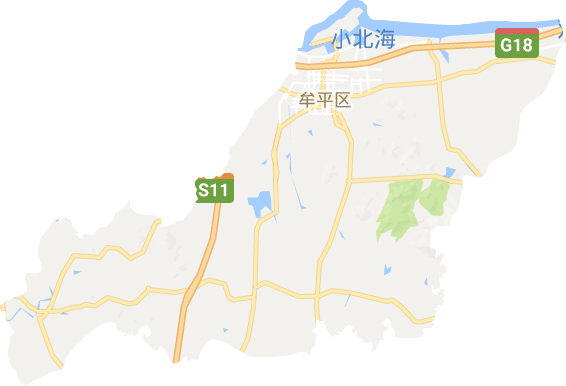 牟平区电子地图