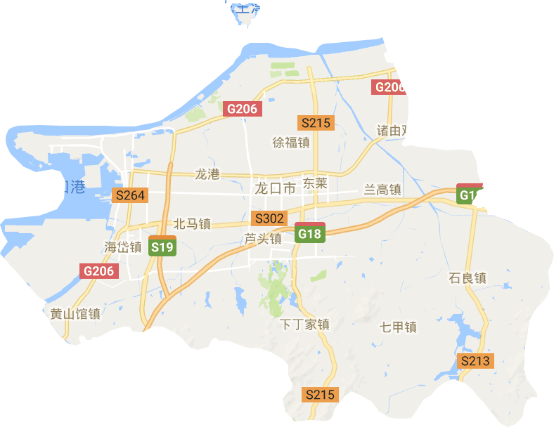 龙口市电子地图