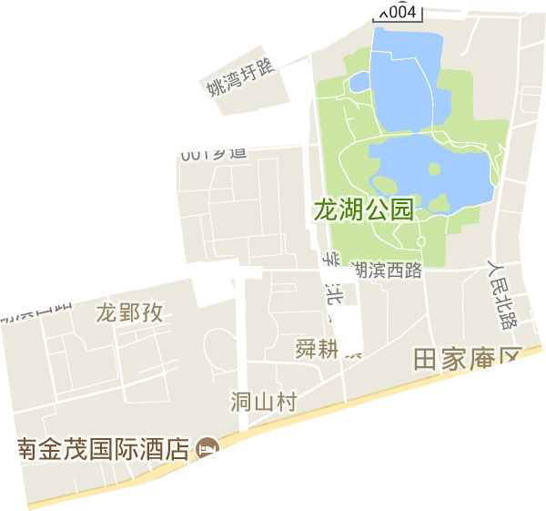 公园街道电子地图