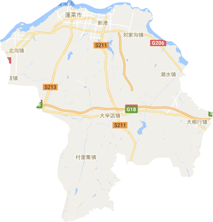 蓬莱市电子地图