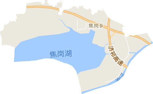 焦岗湖镇电子地图