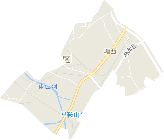 塘西街道电子地图