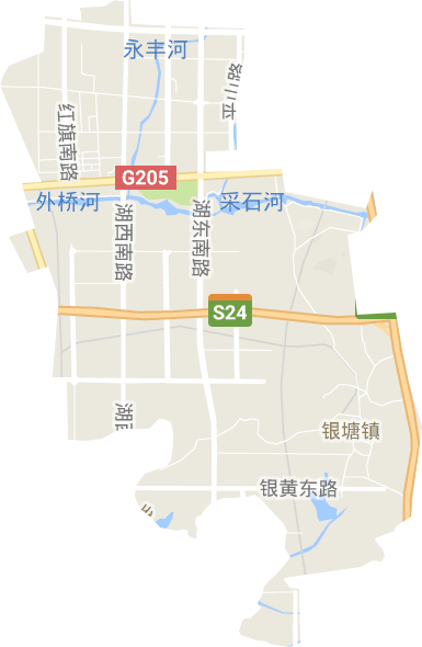 银塘镇电子地图