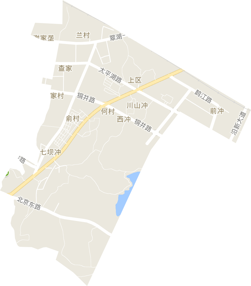 东郊办事处电子地图