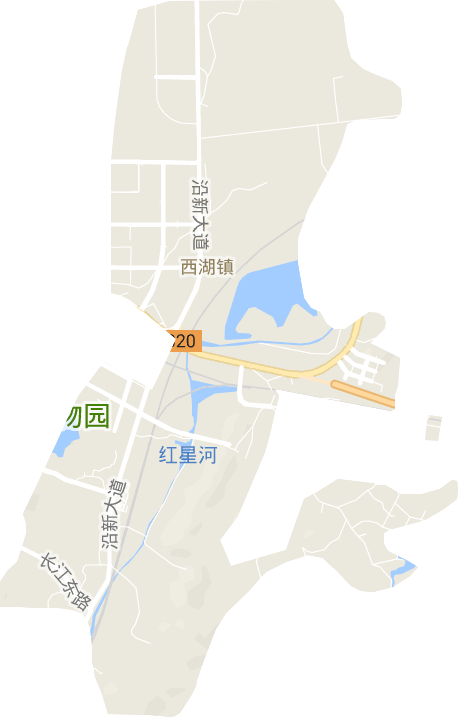 西湖镇电子地图
