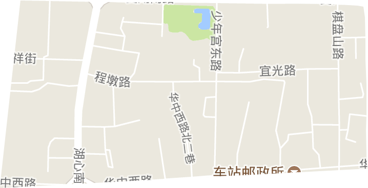 华中路街道电子地图