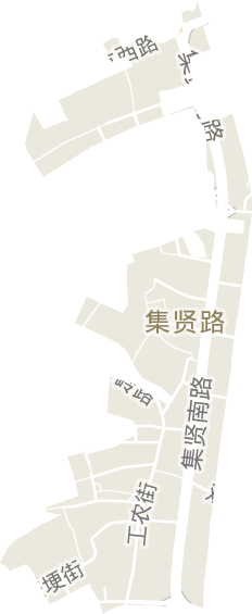 集贤路街道电子地图