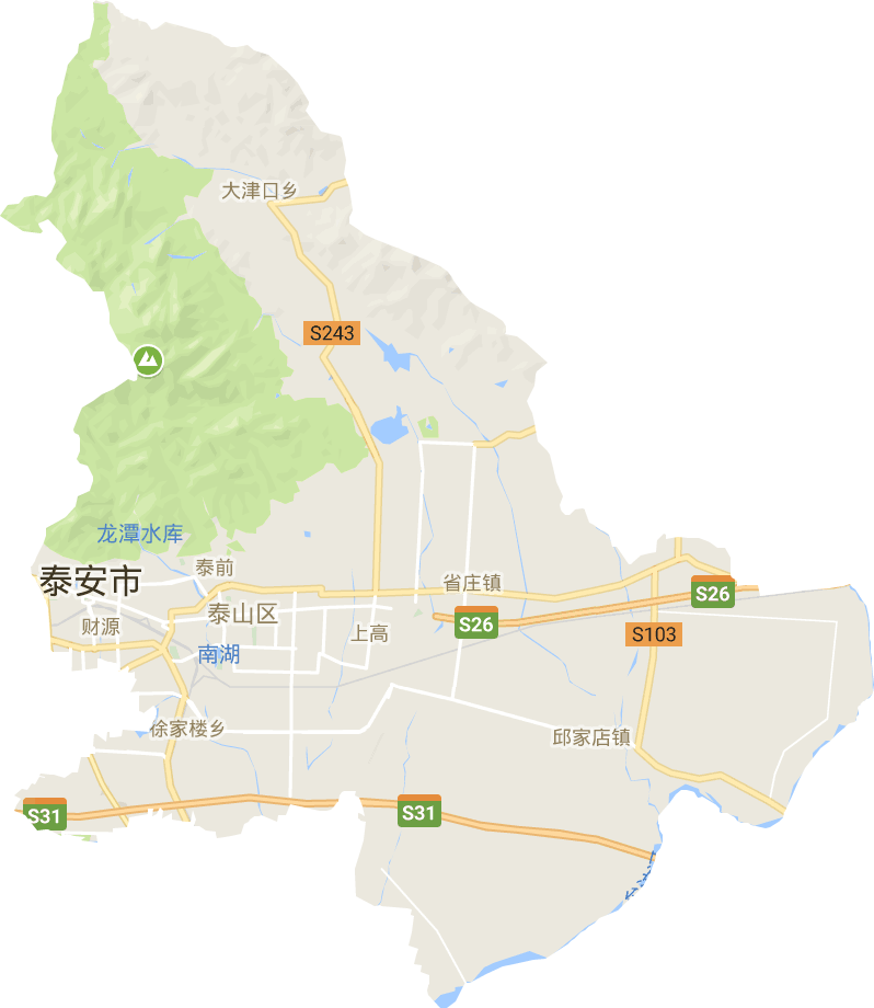 泰山区电子地图