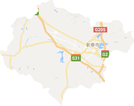 新泰市电子地图