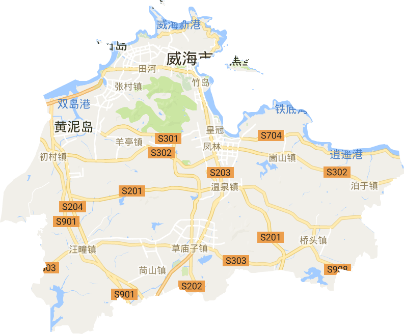 环翠区电子地图