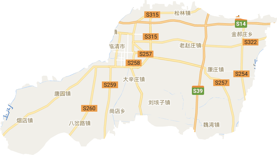 临清市电子地图