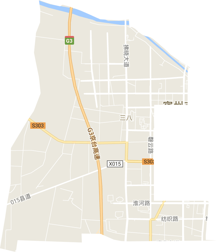 三八街道电子地图