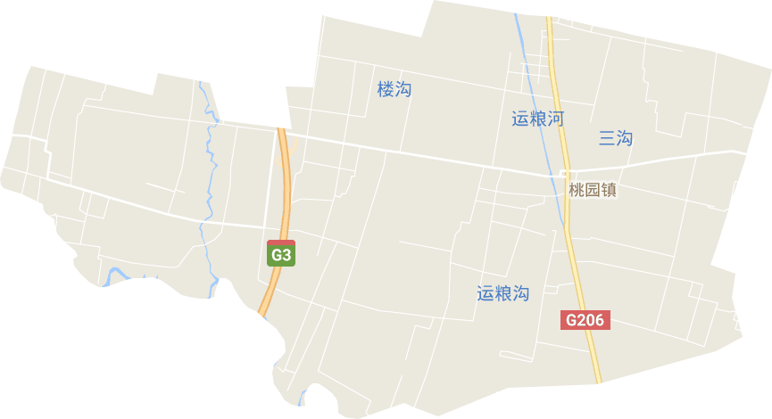 桃园镇电子地图