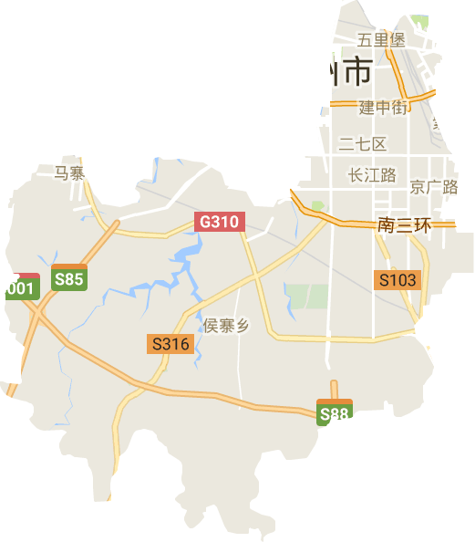 二七区电子地图