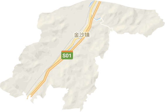 金沙镇电子地图