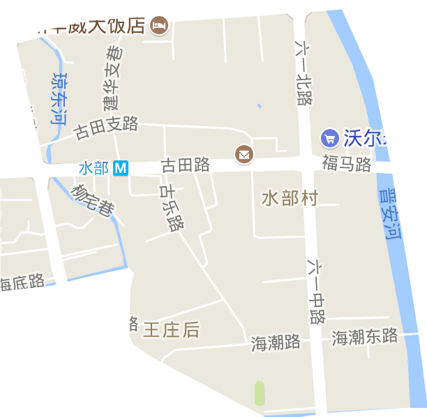 水部街道电子地图