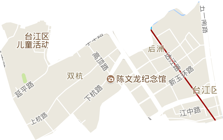 后洲街道电子地图