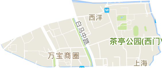 上海街道电子地图